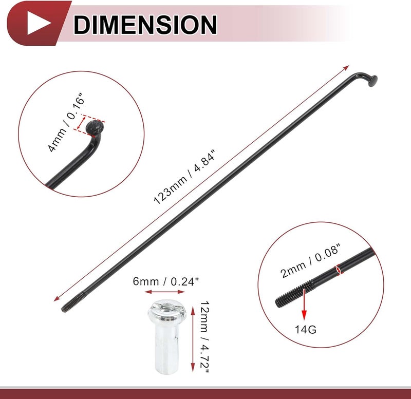 RATCHROLL 38 مجموعة 14G سبائك دراجة هوائية سبائك عجلة دراجة فولاذ كربوني أسود - Image 4
